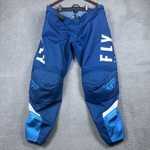 Fly Racing F-16 Motocross Pants Mens Size 44 Blue MX Off Road Dirt Bike BMX